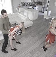 Horny Sexy Teen Brats Nikki Peach and Mackenzie Moss